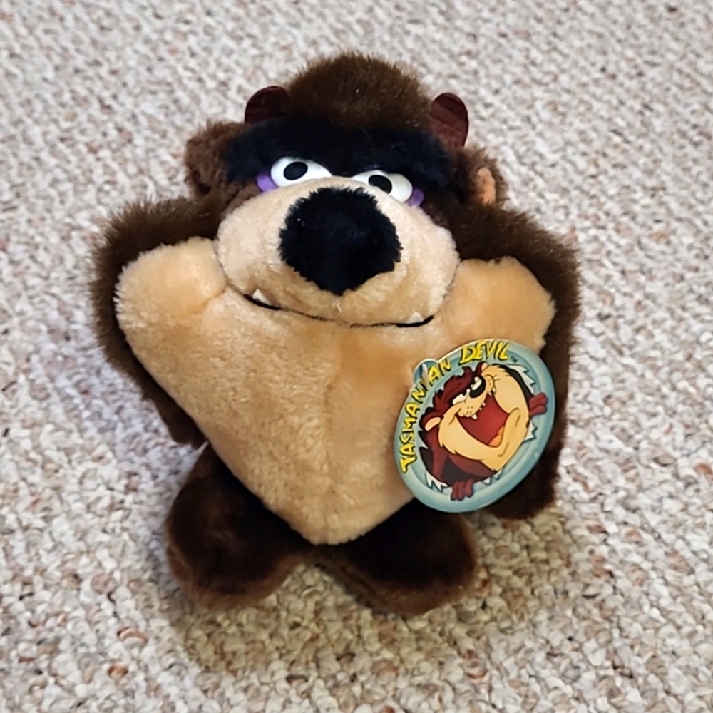 Looney Toons Tasmanian Devil Stuffed Toy by 24K